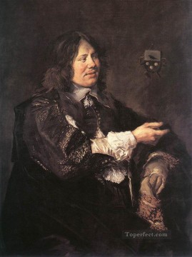 Frans Hals Painting - Stephanus Geraerdts retrato del Siglo de Oro holandés Frans Hals